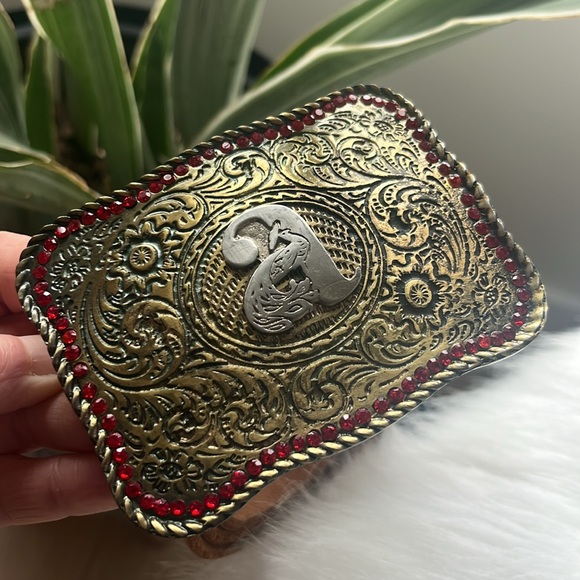 Leather initial “A” belt - Picture 9 of 9